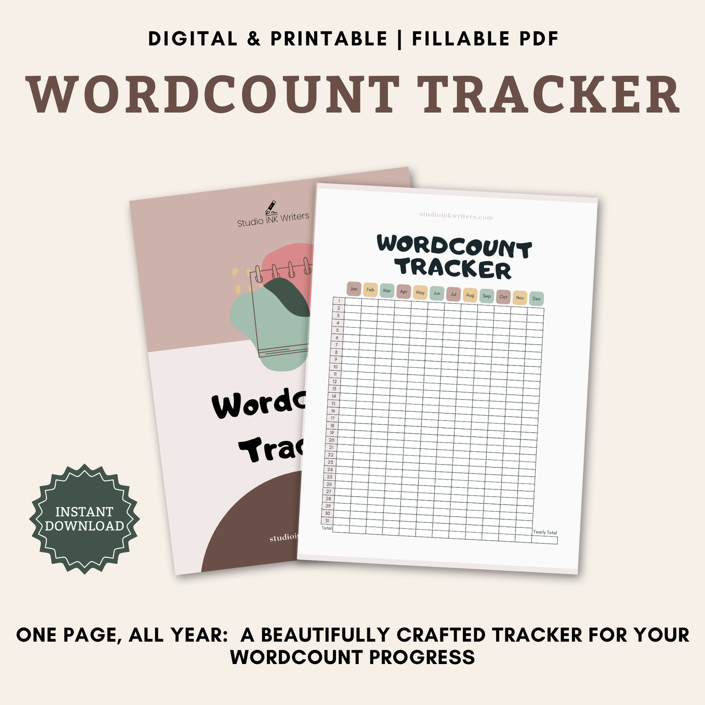 Interactive Wordcount Tracker