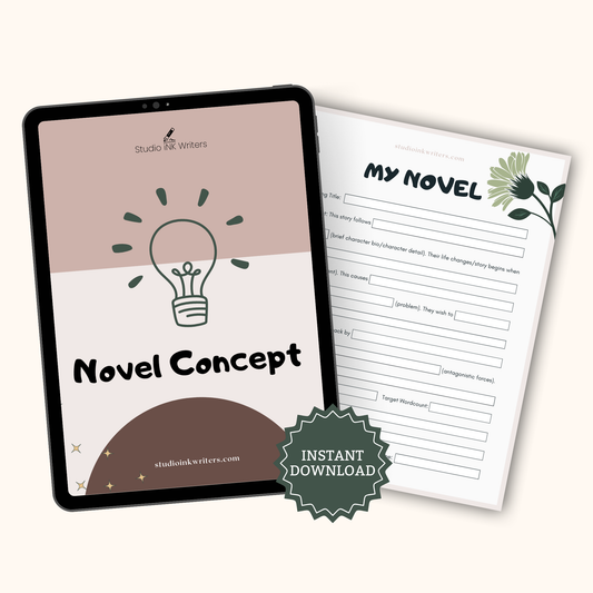 Novel Concept Worksheet