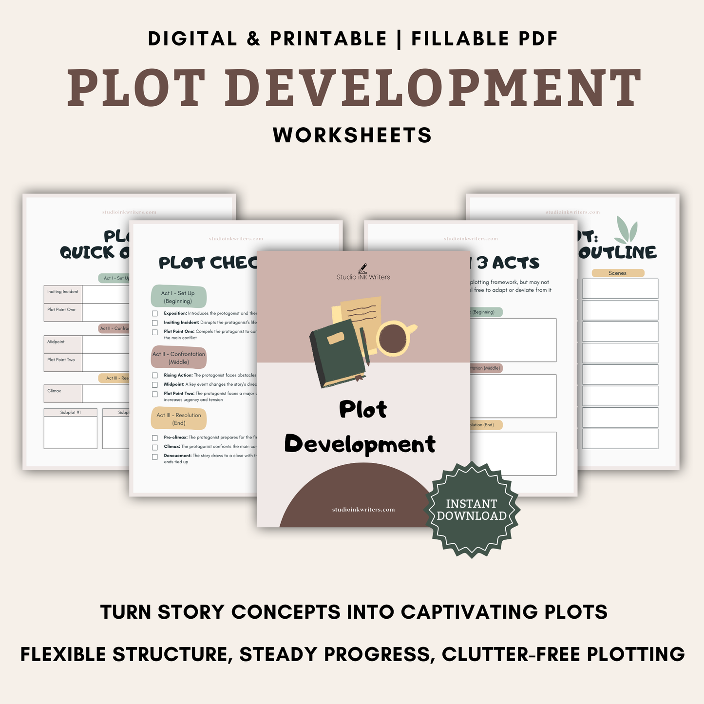 Interactive Plot Development Worksheets