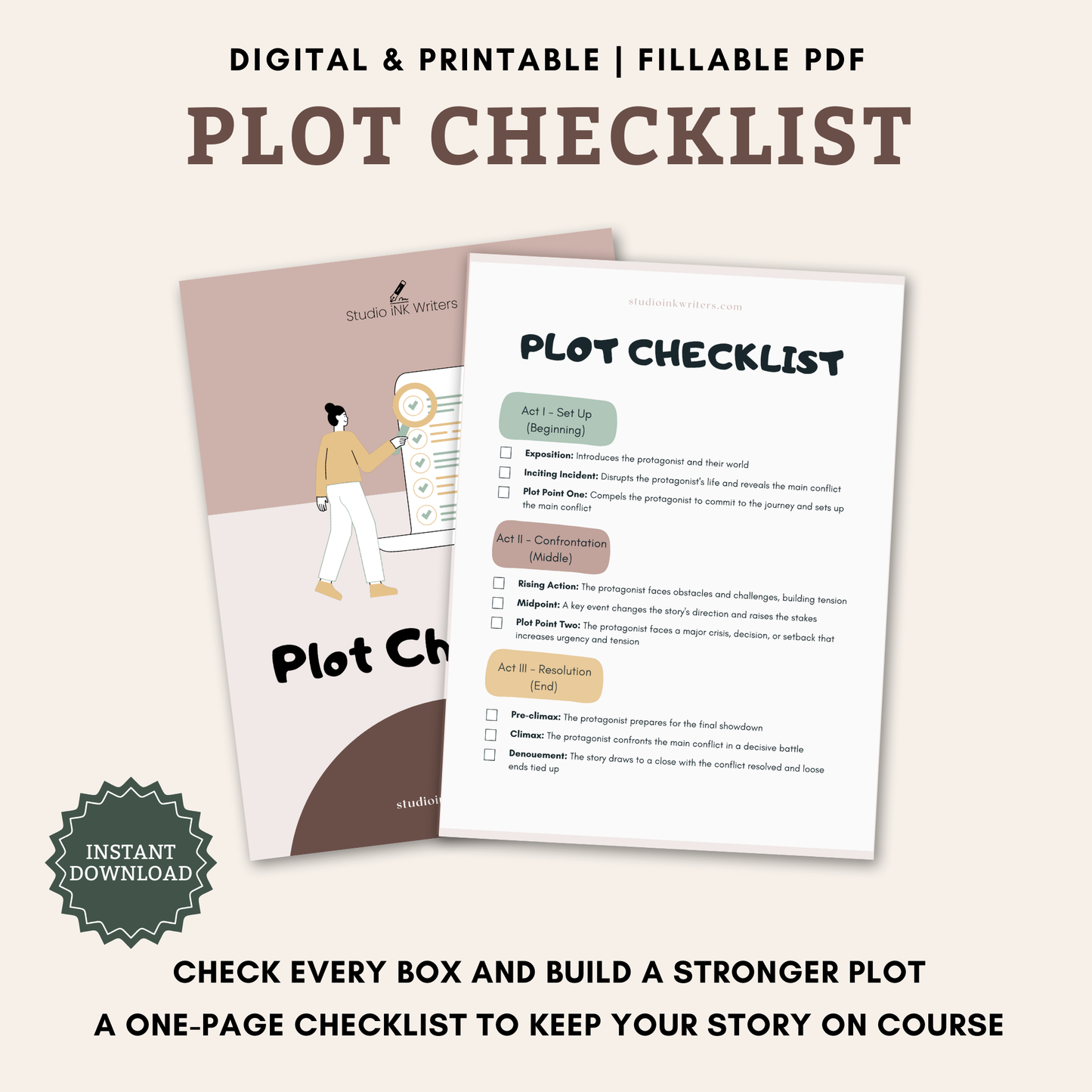 Interactive Plot Checklist