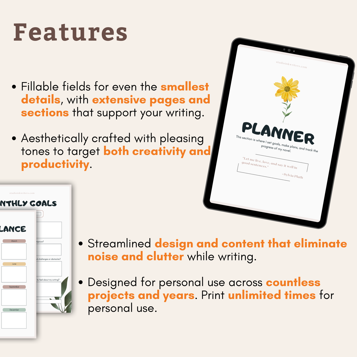 Essential Novel Planner