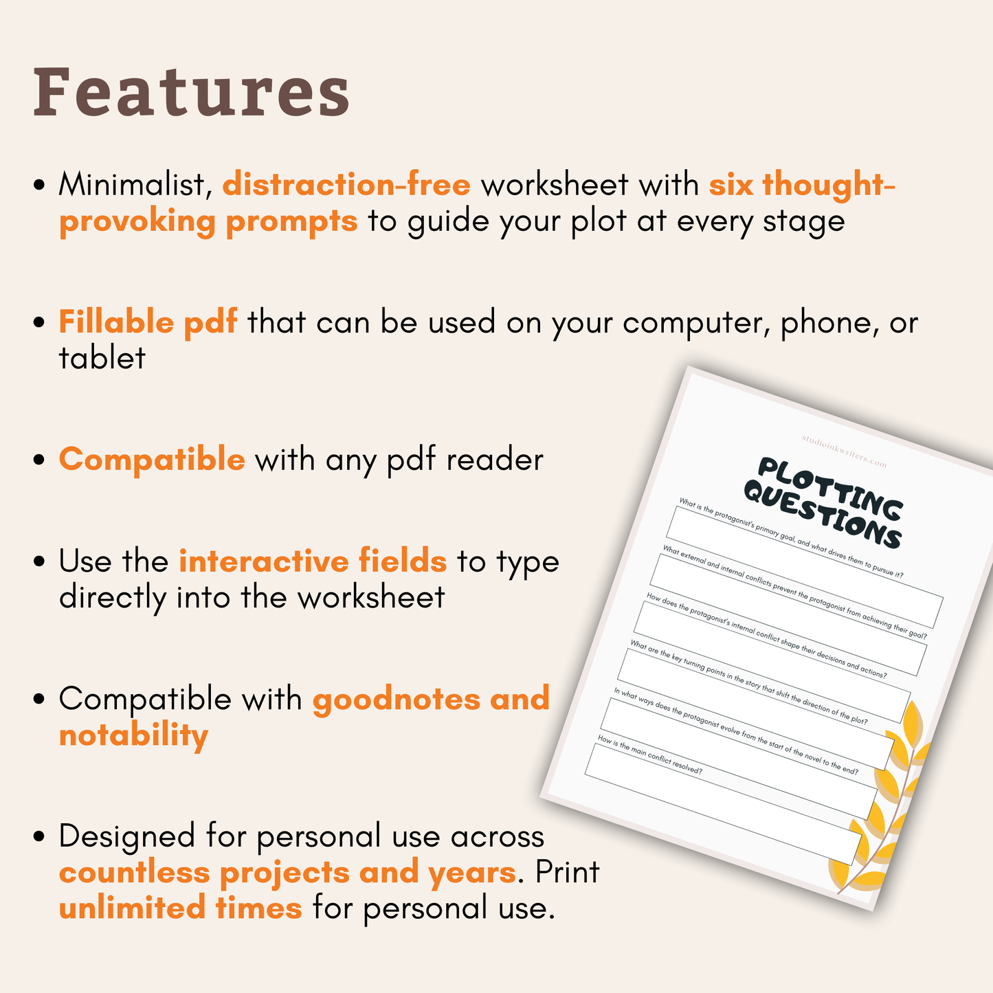Interactive Plotting Questions Worksheet
