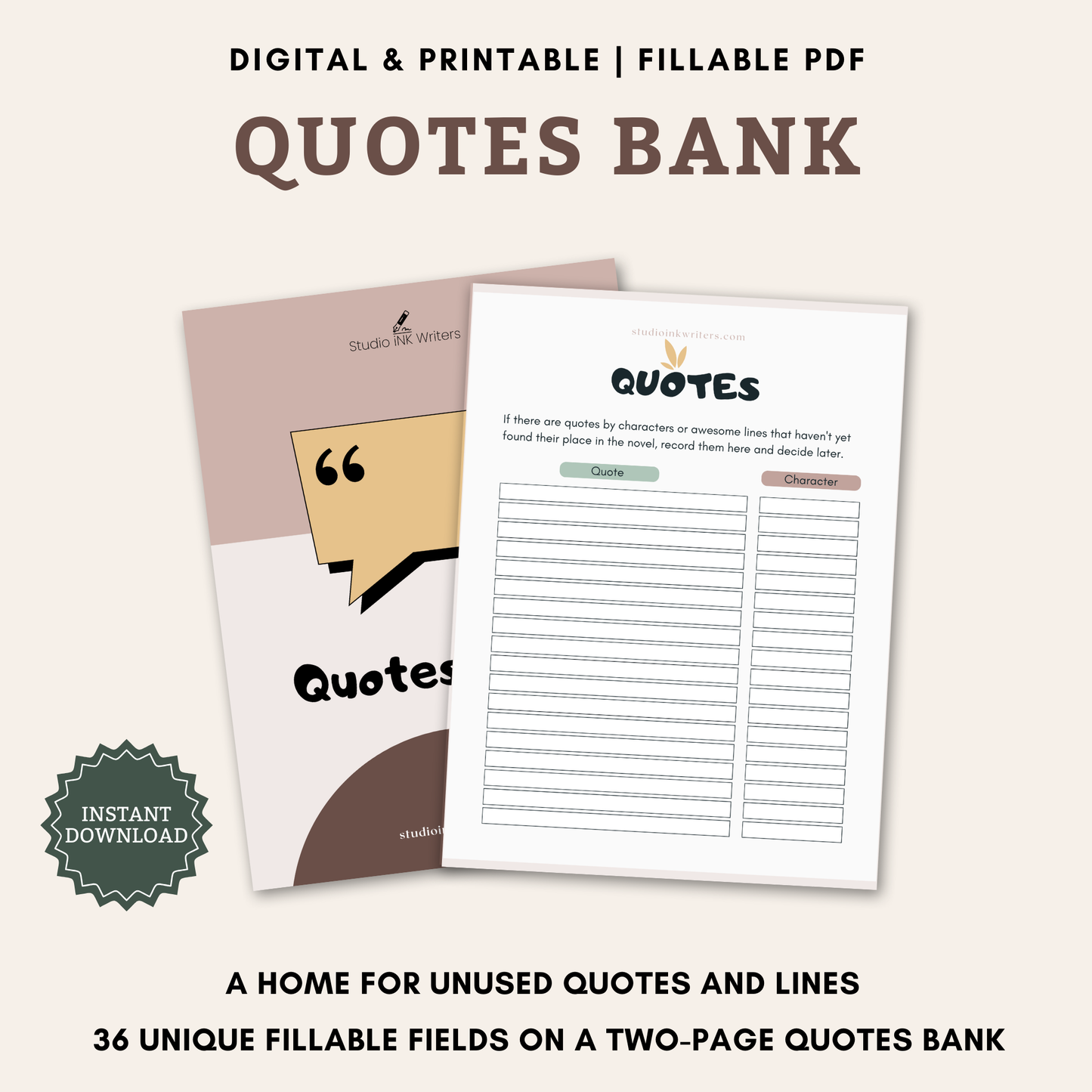 Interactive Quotes Bank