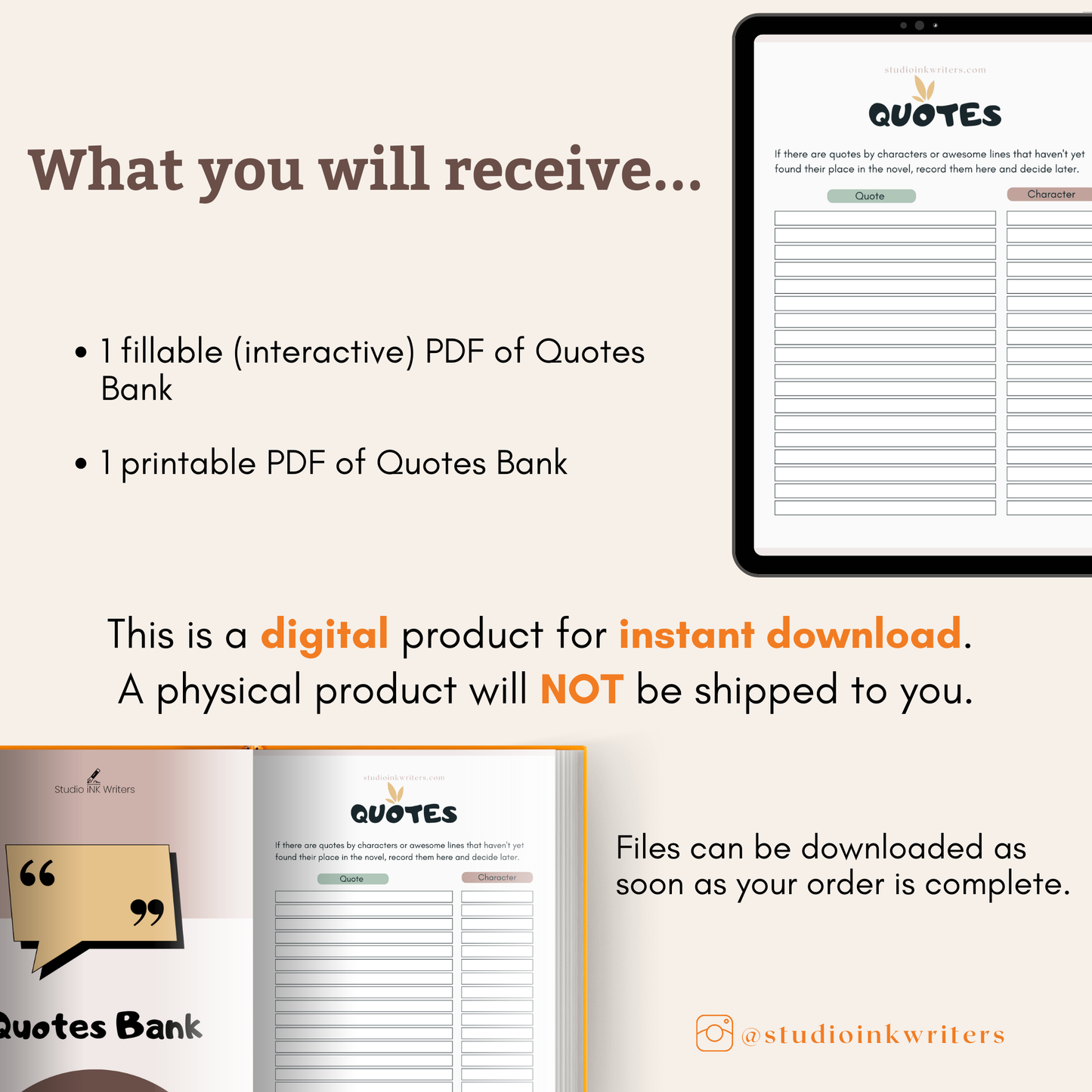 Quotes Bank Template