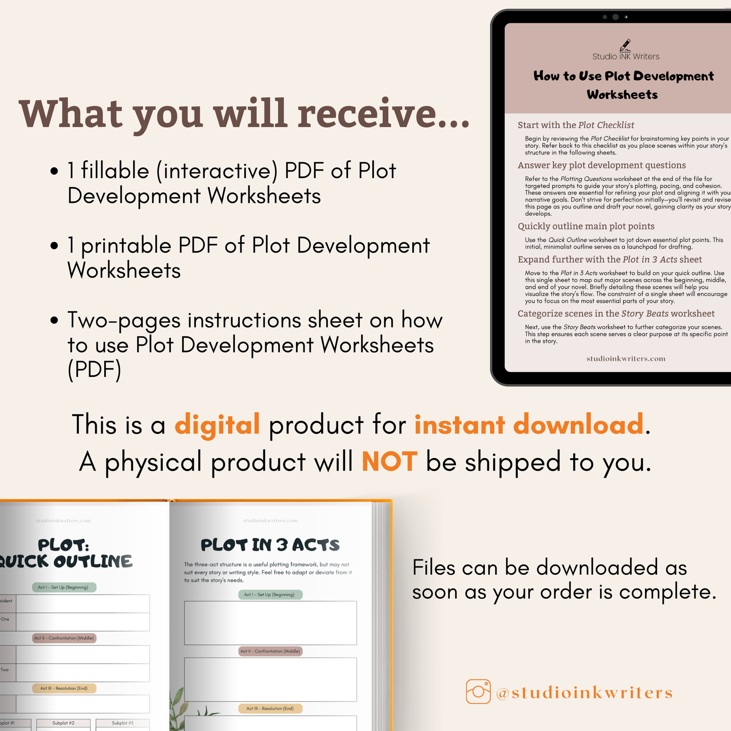 Plotting Worksheets - Full Set