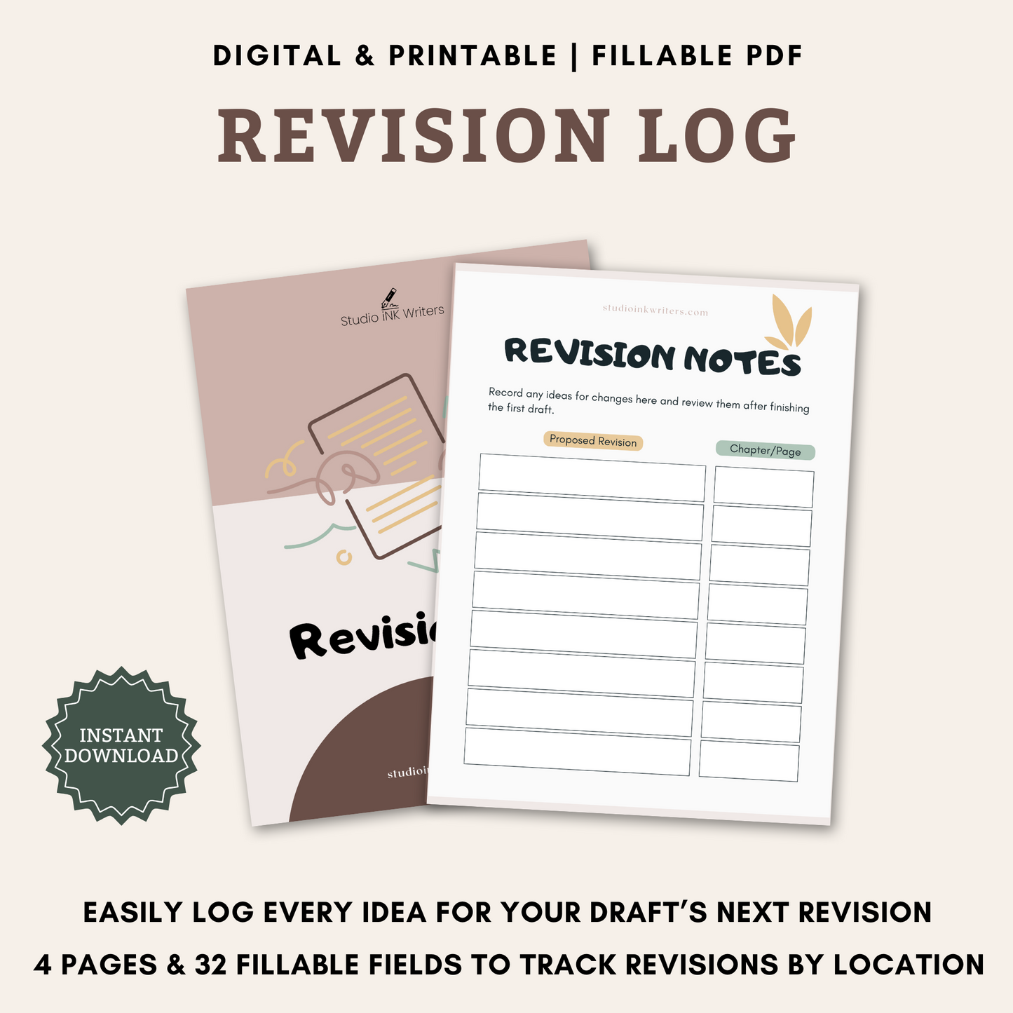 Interactive Revision Log