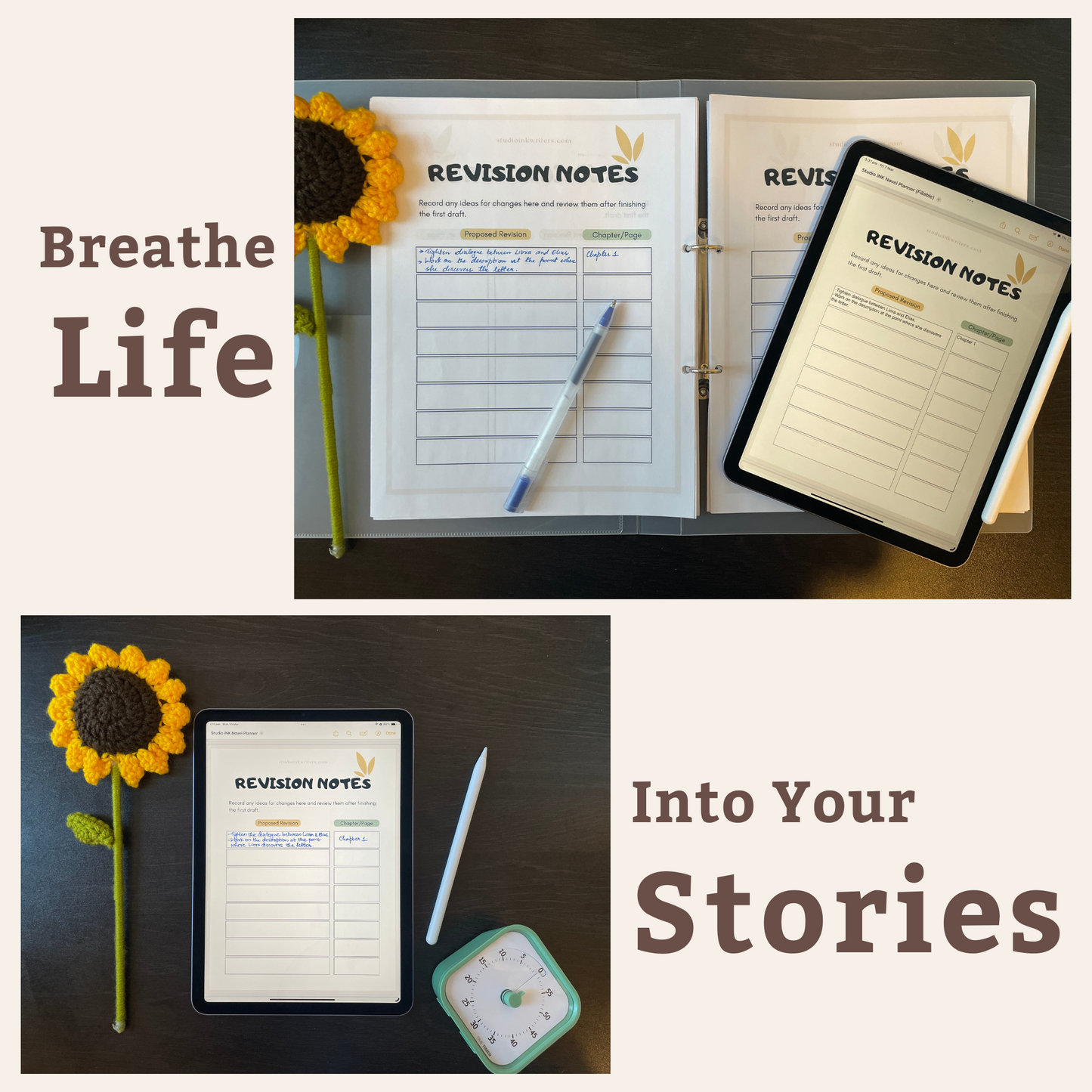 Revision Log Template