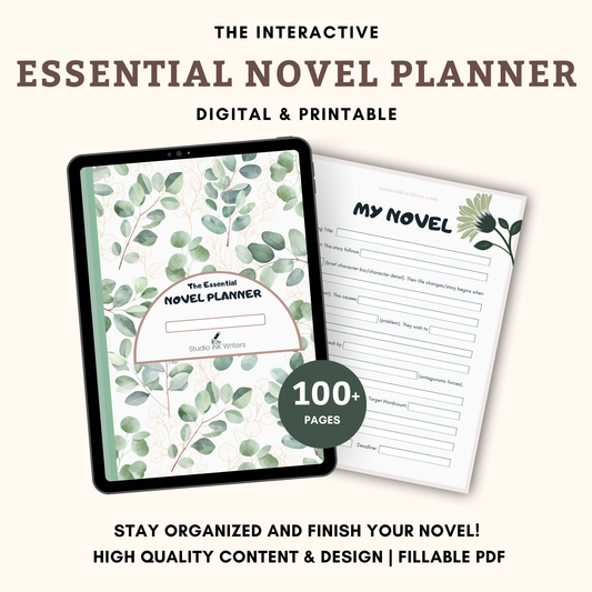 Interactive Essential Novel Planner