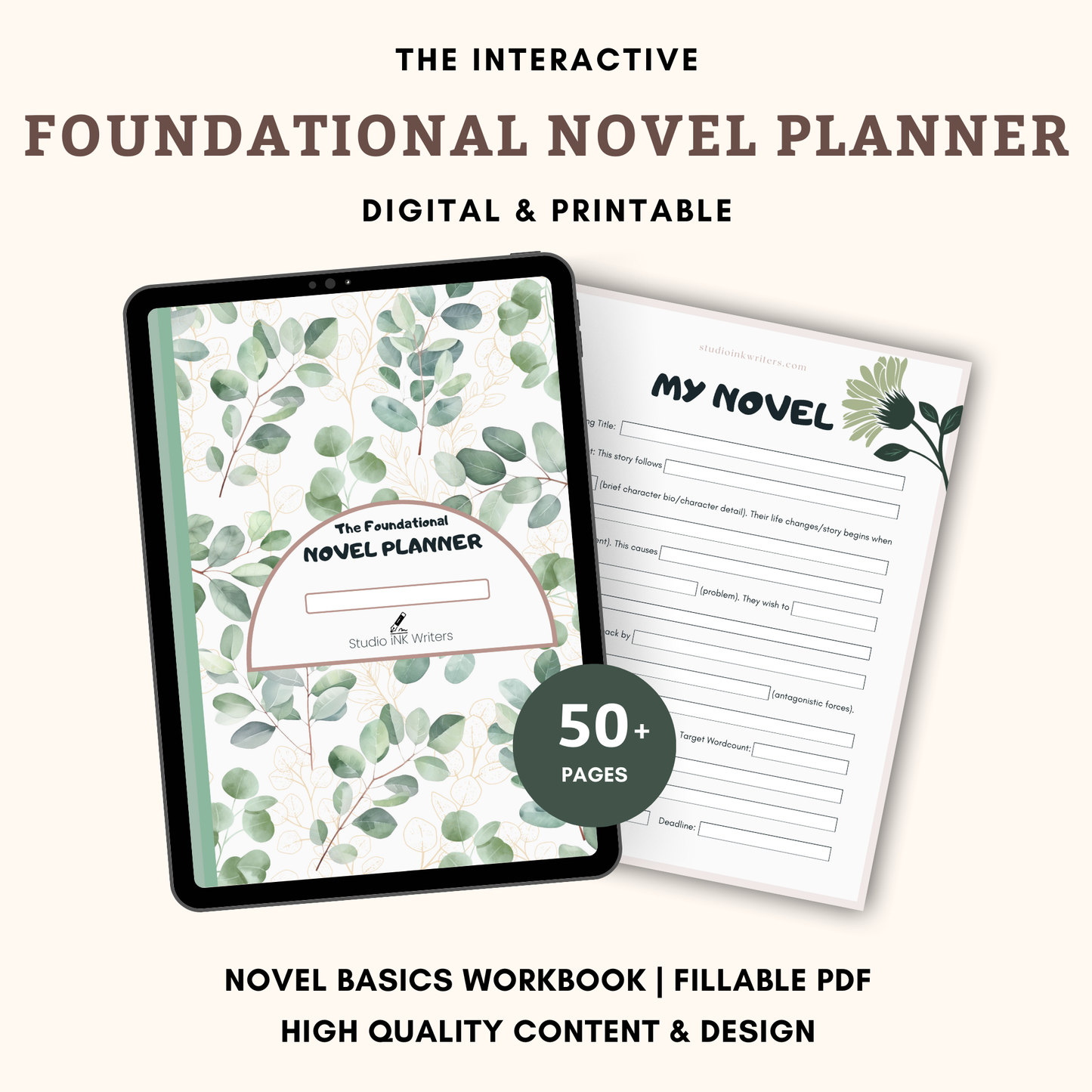 Interactive Foundational Novel Planner