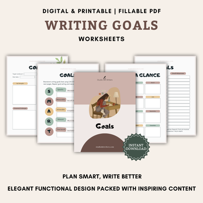 Interactive Writing Goals Worksheets