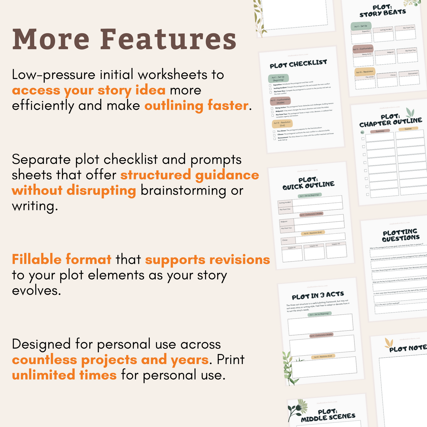 Interactive Plotting Worksheets